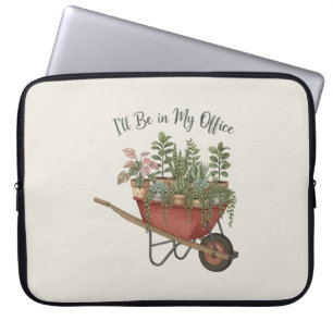 Housse Pour Ordinateur Portable Citation drôle de l'amant de plantes « Je serai da