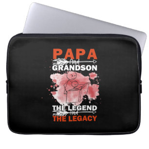 Housse Pour Ordinateur Portable Citations grand-père Papa Et Grandson