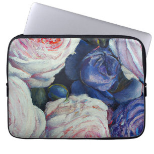 Housse Pour Ordinateur Portable Classique Baroque Rose Floral Design