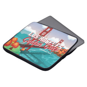 Housse Pour Ordinateur Portable Classique boîte de jeu vidéo L.A Golden Gate des a