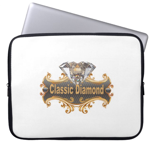 Housse Pour Ordinateur Portable Classique Diamant (Devant)