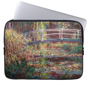 Housse Pour Ordinateur Portable Claude Monet - Eau Lily étang, Harmonie rose
