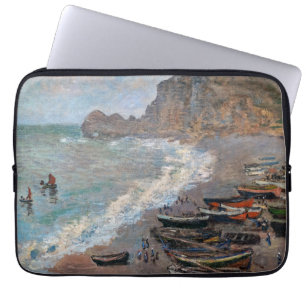 Housse Pour Ordinateur Portable Claude Monet - La plage d'Etretat