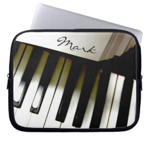 Housse Pour Ordinateur Portable Clavier de piano de musique personnalisé