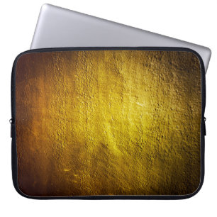 Housse Pour Ordinateur Portable Closeup ? jaune ? mur ? texture ? pour ? vintage ?