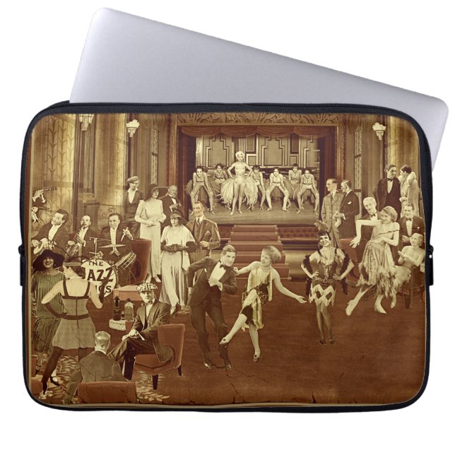 Housse Pour Ordinateur Portable Club de nuit Art déco (Devant)