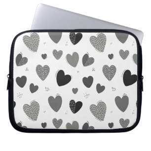 Housse Pour Ordinateur Portable Coeurs 1
