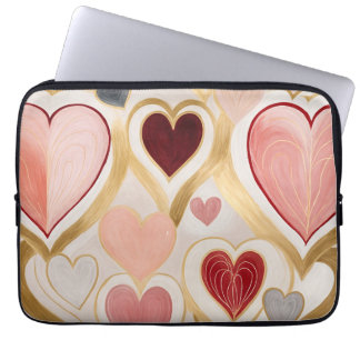 Housse Pour Ordinateur Portable Coeurs d'amour