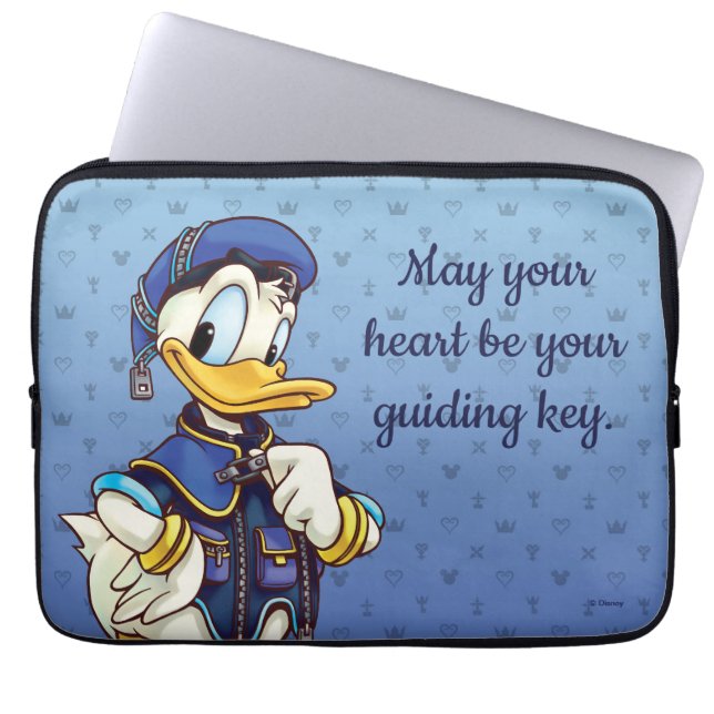 Housse Pour Ordinateur Portable Coeurs royaux | Magicien royal Donald Duck (Devant)
