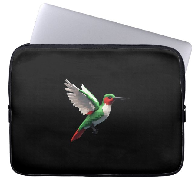 Housse Pour Ordinateur Portable Colibri vert (Devant)