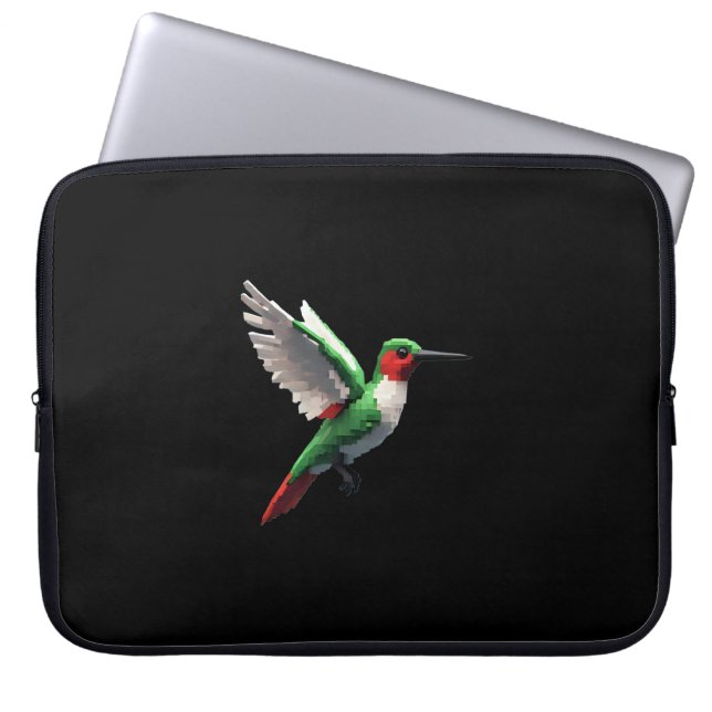 Housse Pour Ordinateur Portable Colibri vert (Devant)