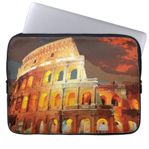 Housse Pour Ordinateur Portable Colisée Italie Rome Voyage Art Vintage