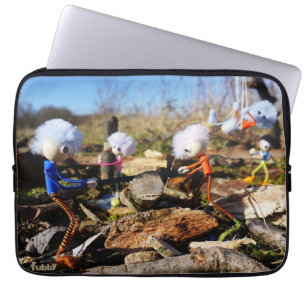 Housse Pour Ordinateur Portable Collaboration des poupées de Fubby.