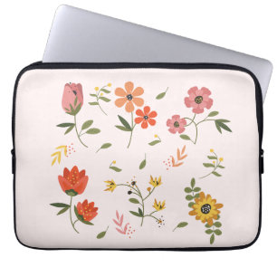 Housse Pour Ordinateur Portable collection de fleurs