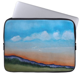Housse Pour Ordinateur Portable Collines du coucher du soleil