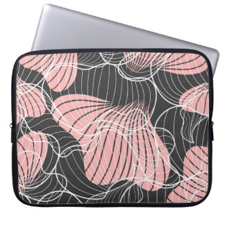 Housse Pour Ordinateur Portable Coloré abstrait, motif artistique transparent.