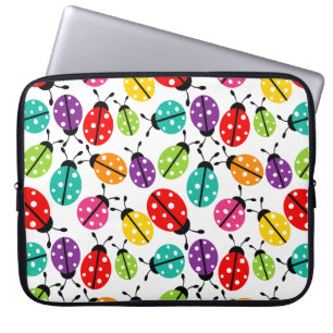 Housse Pour Ordinateur Portable Coloré mignon Lady Bug Motif sans joint