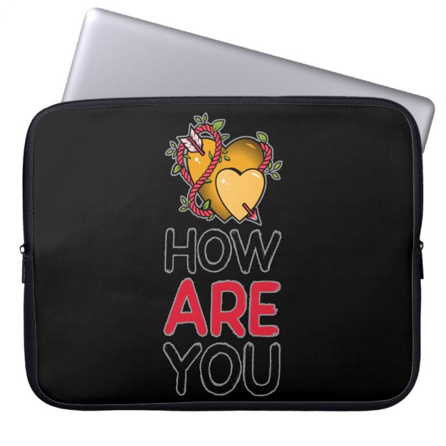 Housse Pour Ordinateur Portable Comment vas-tu ? (Devant)