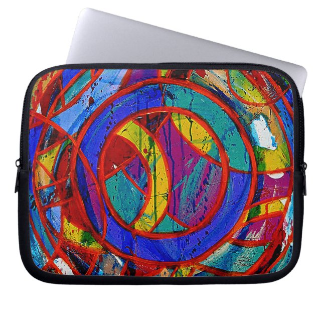 Housse Pour Ordinateur Portable Composition #17 par Michael Moffa (Devant)