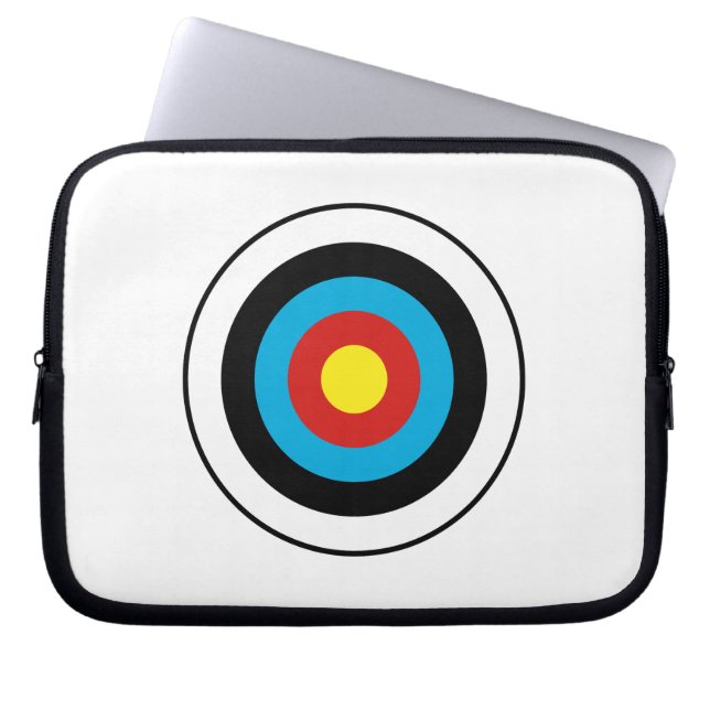 Housse Pour Ordinateur Portable Conception cible Bullseye (Devant)
