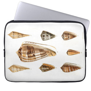 Housse Pour Ordinateur Portable Conception de bibelot de coquillage vintage