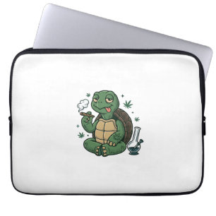 Housse Pour Ordinateur Portable Conception de chemise vectorielle tortue stoner vi