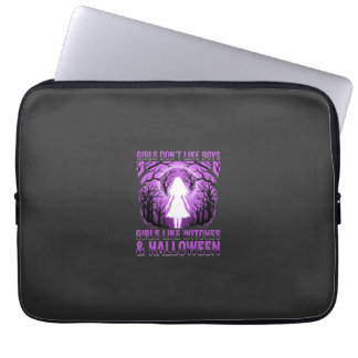 Housse Pour Ordinateur Portable Conception de Halloween pour filles comme des sorc