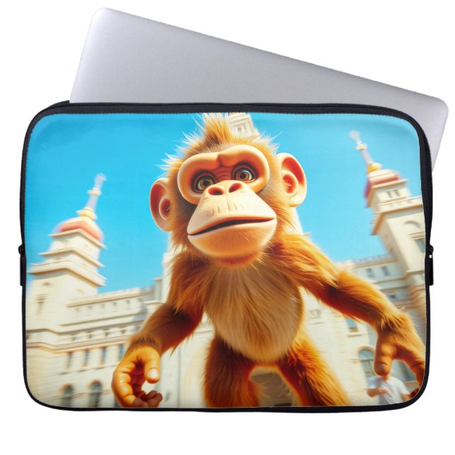 Housse Pour Ordinateur Portable Conception de singe (Devant)