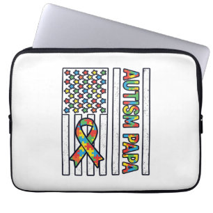 Housse Pour Ordinateur Portable Conception de t-shirt avec ruban et pièce de puzzl