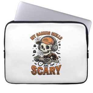 Housse Pour Ordinateur Portable Conception de T-shirt Halloween Vintage de squelet