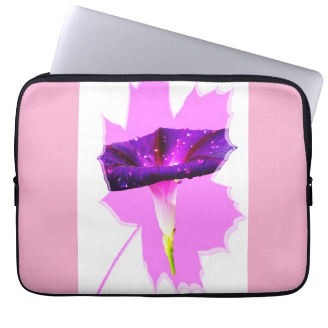 Housse Pour Ordinateur Portable Conception florale  (Devant)