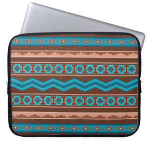 Housse Pour Ordinateur Portable Conception géométrique de style sud-ouest de Camer