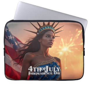 Housse Pour Ordinateur Portable Conception splendide du 4 juillet - Feux d'artific