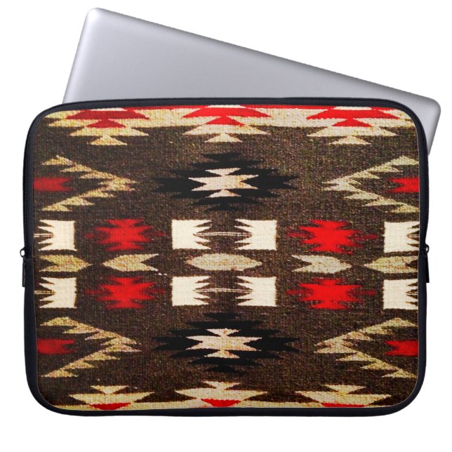 Housse Pour Ordinateur Portable Conception tribale amérindienne (Devant)