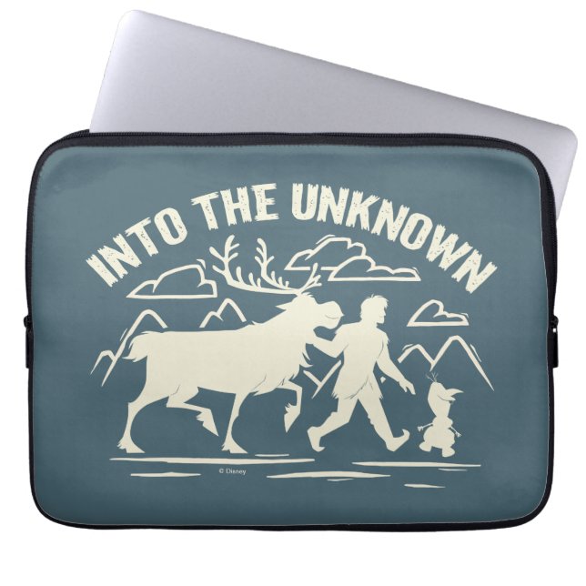 Housse Pour Ordinateur Portable Congelé 2 | Sven, Kristoff & Olaf Into Inknown (Devant)