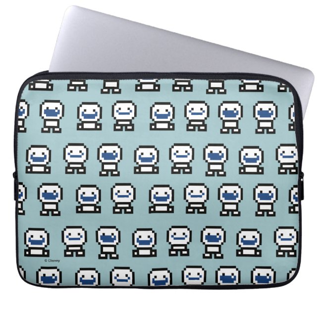 Housse Pour Ordinateur Portable Congelé | Motoneiges à 8 bits (Devant)