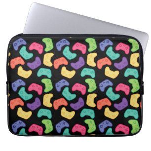 Housse Pour Ordinateur Portable Contrôleurs de jeu vidéo de dessin coloré du joueu