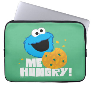 Housse Pour Ordinateur Portable Cookie Monster   Moi qui ai faim !