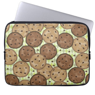 Housse Pour Ordinateur Portable Cookies de chips au chocolat