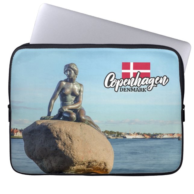 Housse Pour Ordinateur Portable Copenhague Danemark Mermaid (Devant)