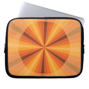 Housse Pour Ordinateur Portable Coque d'ordinateur portable orange Illusion optiqu