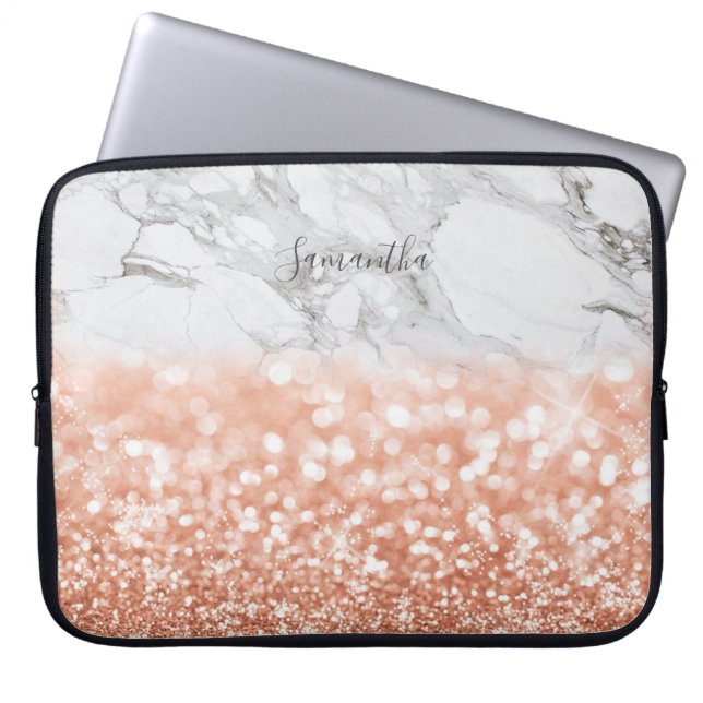 Housse Pour Ordinateur Portable Coque d'ordinateur portable Rose Parties scintilla (Devant)