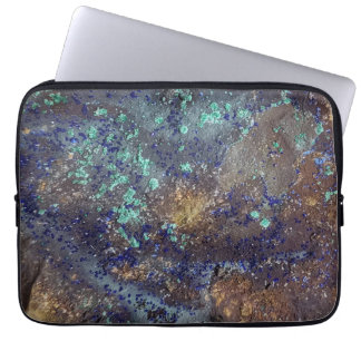 Housse Pour Ordinateur Portable Coque électronique Azurite et Malachite