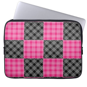 Housse Pour Ordinateur Portable Coque rose et noir
