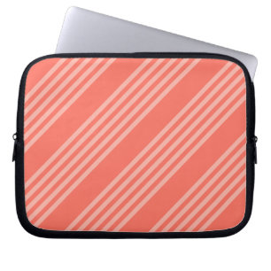 Housse Pour Ordinateur Portable Corail vivant cinq bandes motif