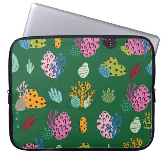 Housse Pour Ordinateur Portable Coraux et Plantes de mer : Motif sous-marin