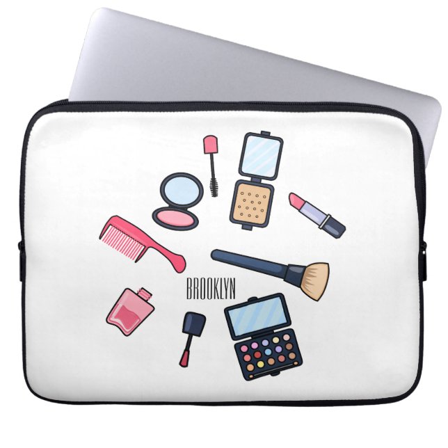 Housse Pour Ordinateur Portable Cosmétique / maquillage illustration (Devant)