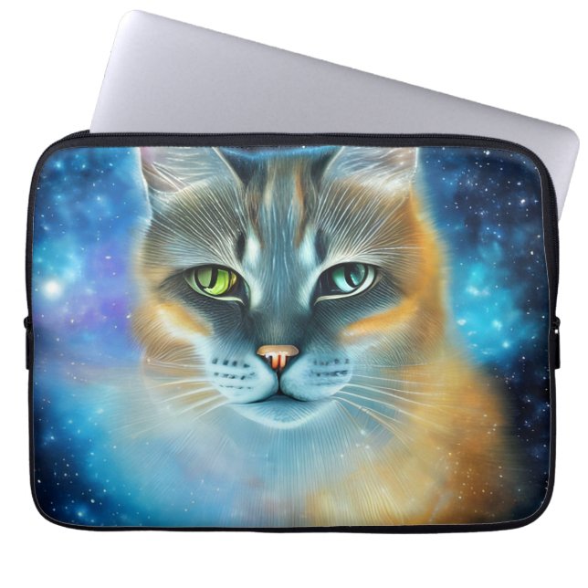 Housse Pour Ordinateur Portable Cosmic Kitty (Devant)