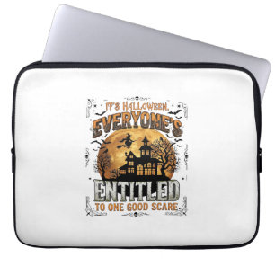 Housse Pour Ordinateur Portable Costume Humain Bouledogue Français Citrouille Hall