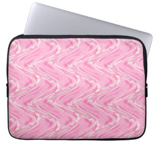 Housse Pour Ordinateur Portable Coton Candy rose Abstrait